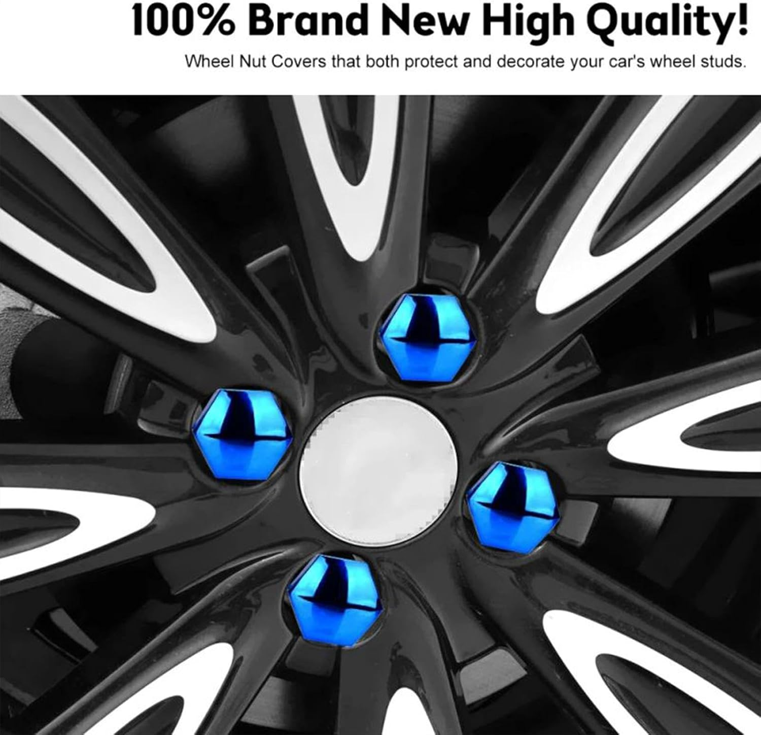 Car Tire Nut Caps,Wheel Bolt Nut Covers Caps Set | Tire Nut Covers with Removal Tool, Replacement Dust, 17Mm 19Mm 21Mm, Car Wheel Decoration image number 6