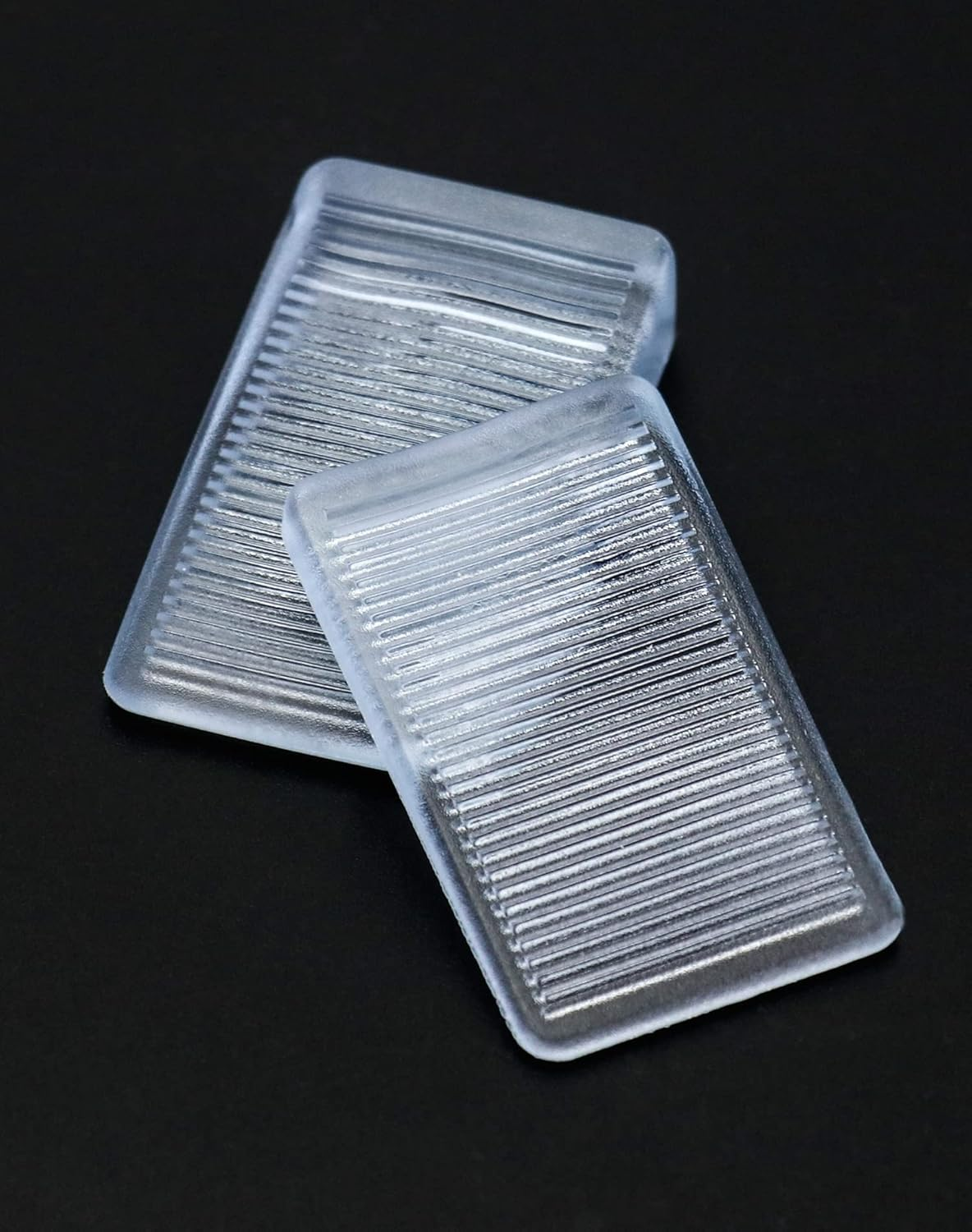 QWORK 16 Pcs Furniture Leveling Wedge, Transparent Leveling Shims Non-Slip Furniture Pads Wedges 2 Height Available (5Mm,10Mm) image number 4