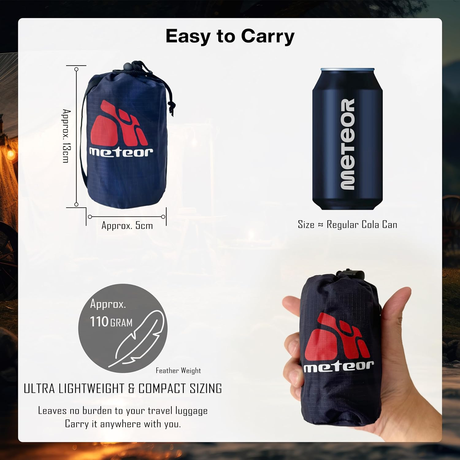 Meteor Camping Pillow, Inflatable Travel Pillow, Ultralight 110G Beach Pillow, Flight Travel Outdoor Camping Lumbar Neck Support - Green image number 5