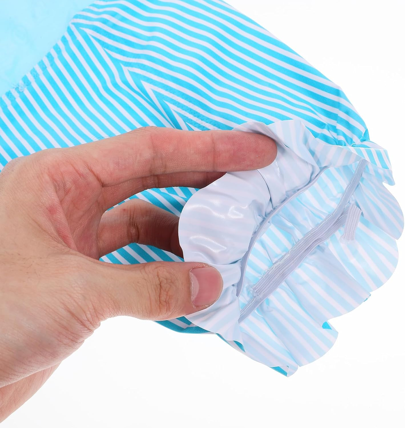 Dish Washing Gloves, Fleece-Lined Long Cuff Reusable Waterproof Household Dishwashing Non-Slip Cleaning Rubber Gloves image number 4