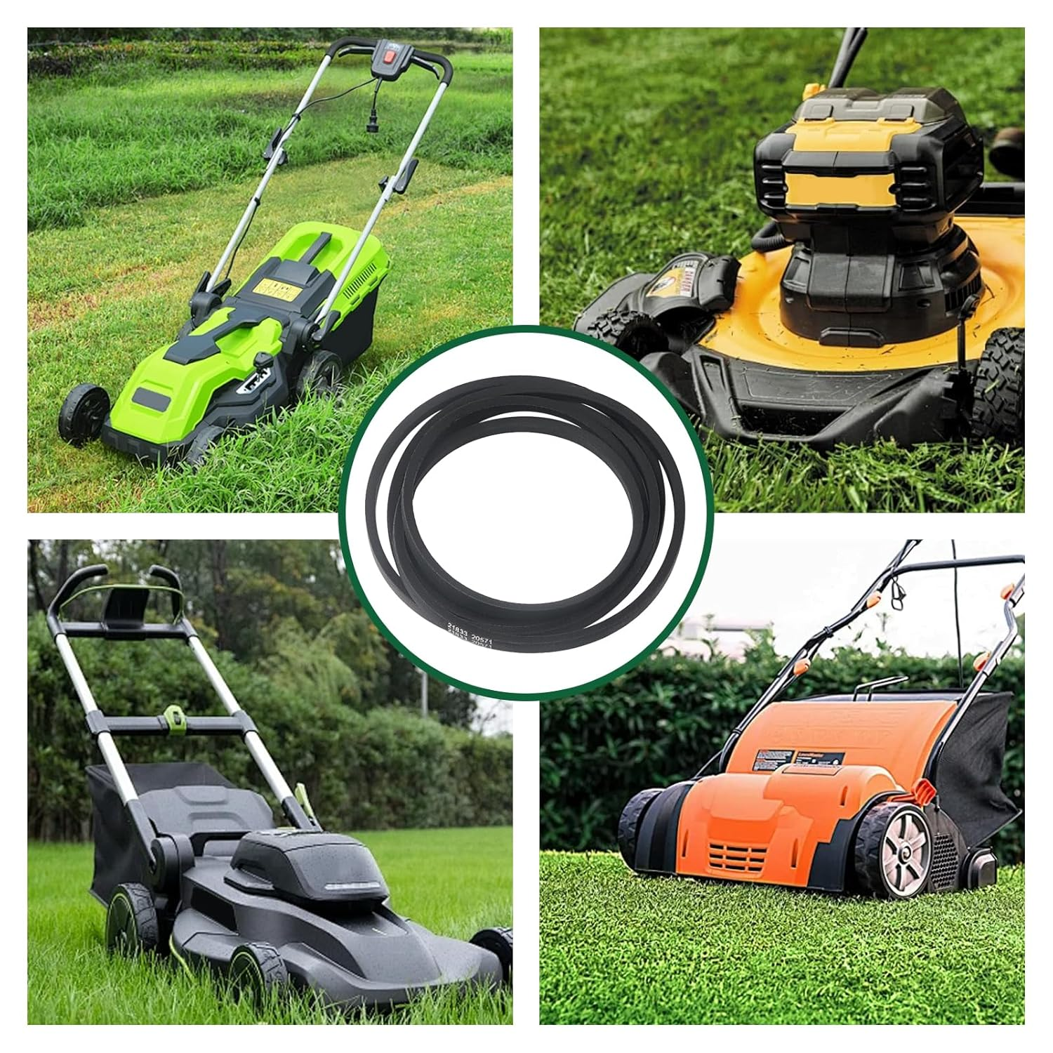 Mower Drive Belt for John Deere GX20006 Lawn Tractor Transmission Drive Belt 105 107 108 115 125 135 145 155C D110 D120 D130 D140 D150 D160 D170 L105 L107 L108 L110 L111 L118 L120 L130