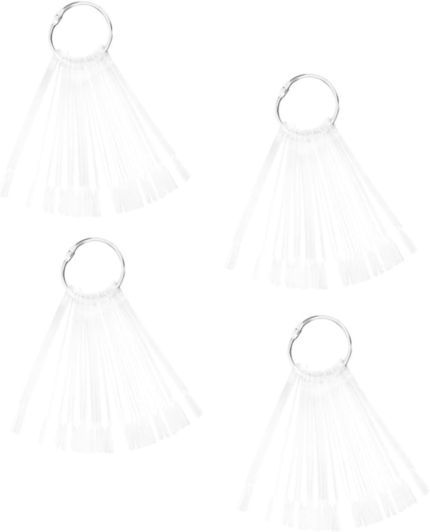 FOYTOKI 150Pcs Nail Art Display Tips Cards Practice Nails for Beginners Tech Supplies Manicure Sample Plates image number 5