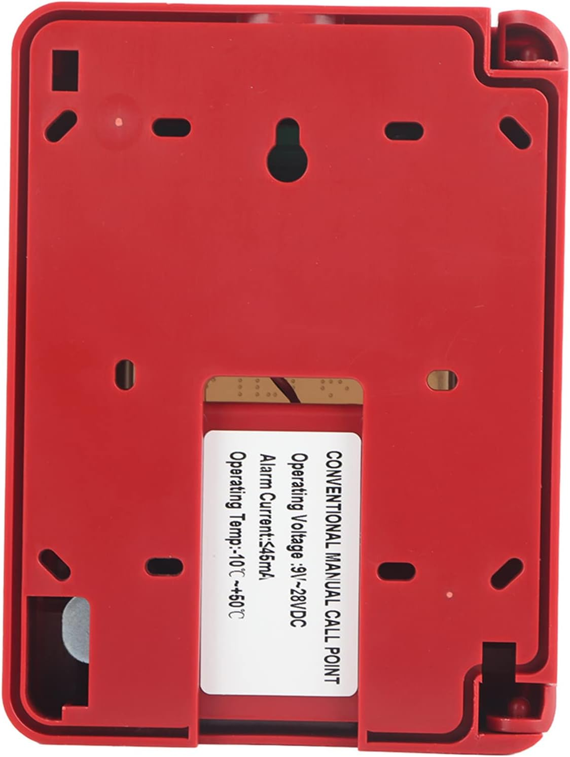 Manual Fire Pull Station, 9-28VDC Manual Call Point No Condensation Safety Multiple for Remind People to Escape the Fire image number 4