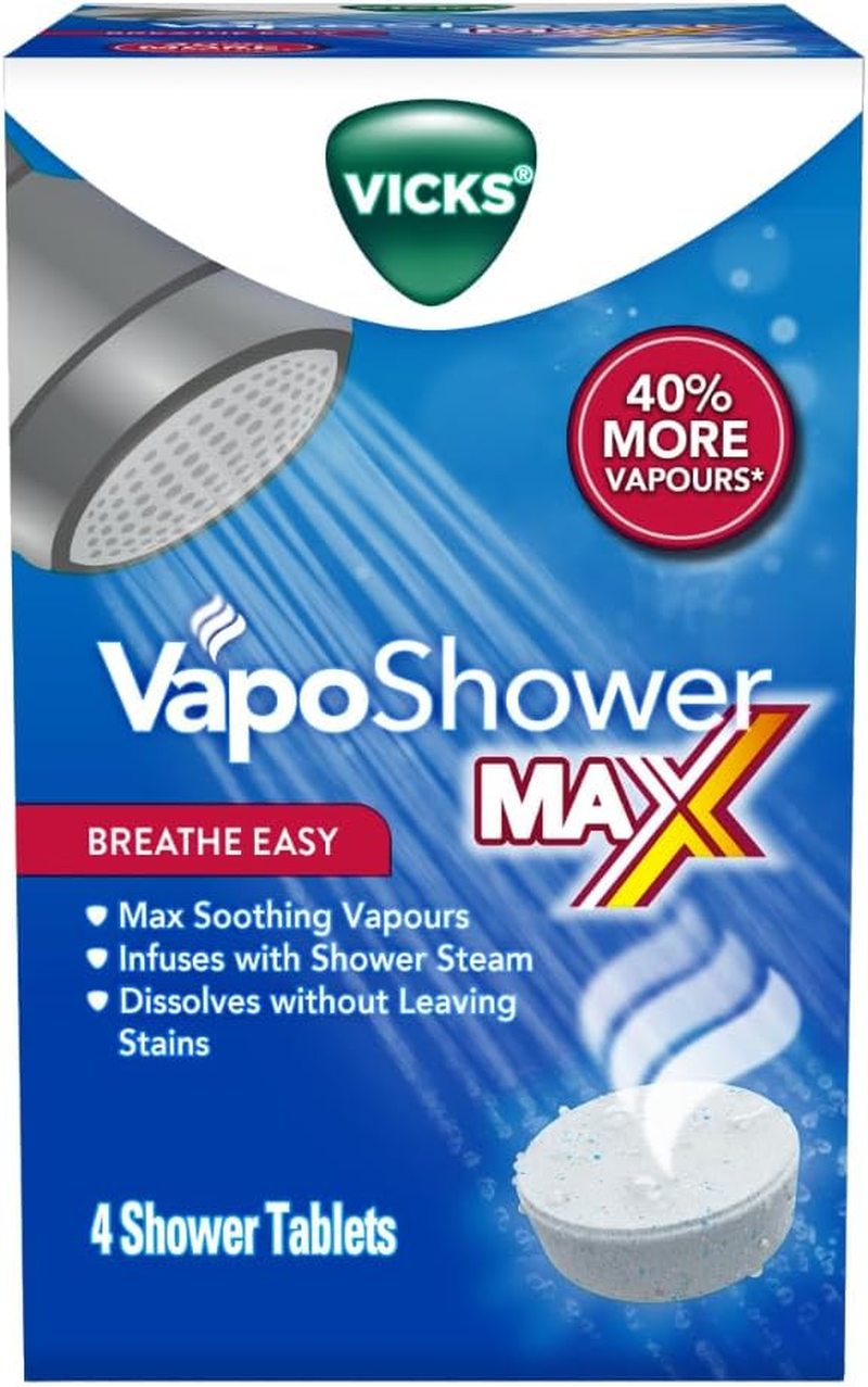 Vicks Vaposhower Max, 4 Shower Tablets &ndash; Breathe Easy image number 4
