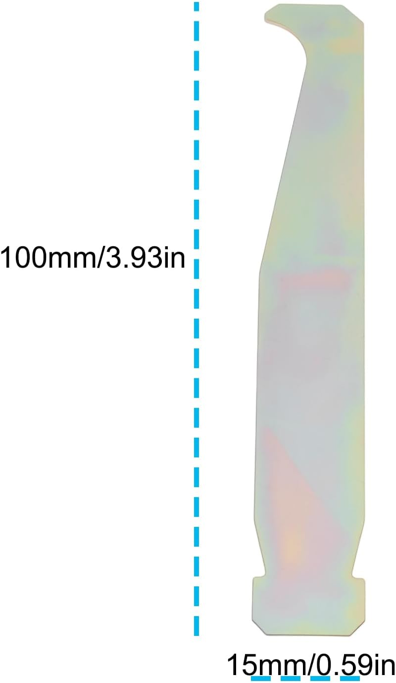 4Pcs Bar Groove Cleaner Chain Saw Cleaning Tool for Lawn Mower Chainsaw Snow Blower 10X1.5Cm