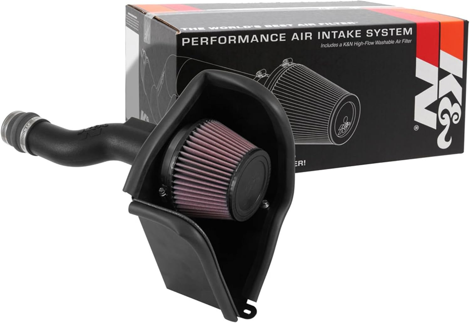 K&N 63-3516 63 Series Aircharger Performance Air Intake System Kit for 2021 Honda Civic 1.5L L4 Gas image number 6