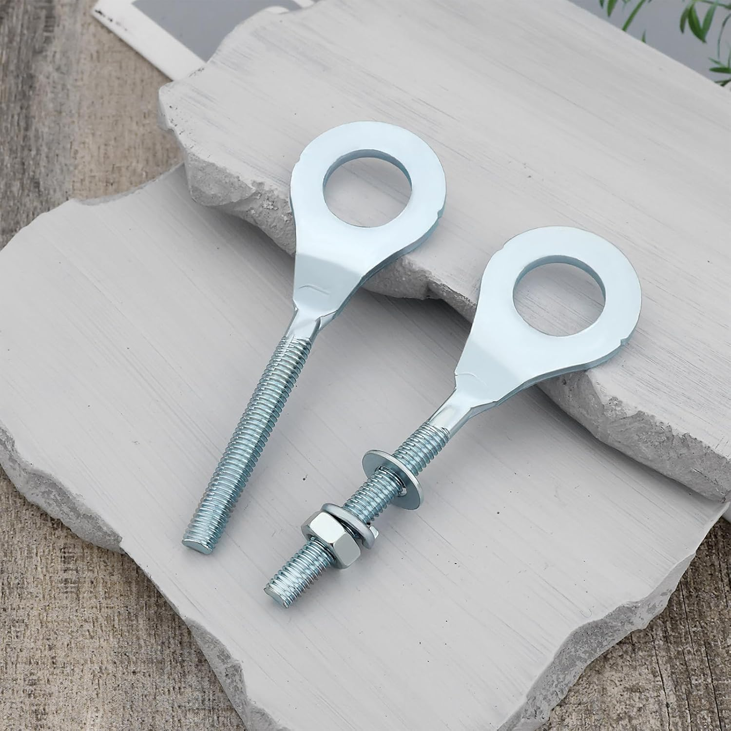 YINETTECH 2Pcs Chain Tensioner Adjuster Set Chain Wheel Axle Tensioner Adjusters for Motorcycle and Mini Bike Compatible with 196Cc 6.5Hp 50Cc-125Cc ATV Dirt Bike image number 4