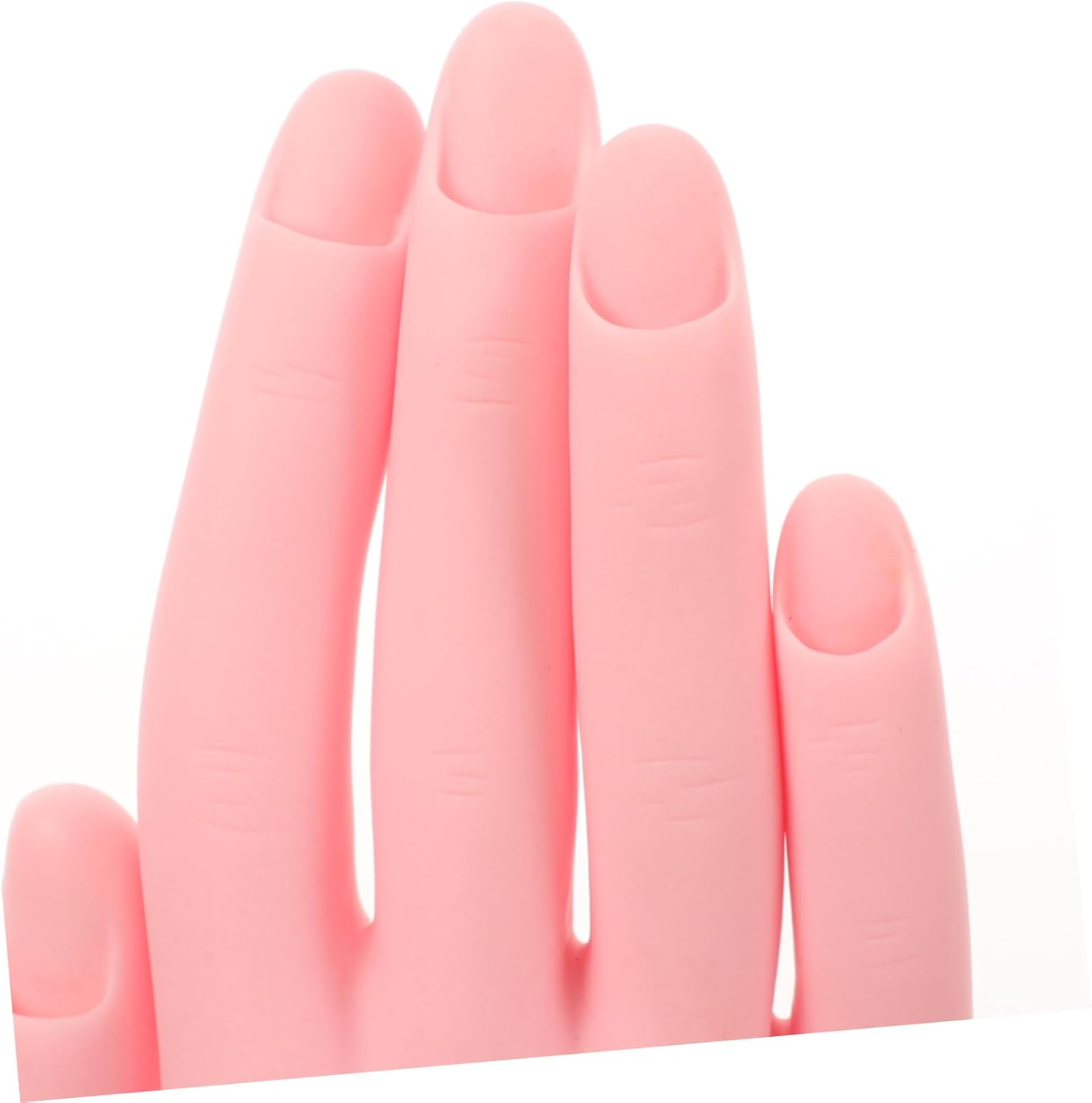 OSOLADY Mannequin Hand for Nail Practice Bendable Fake Hand Model for Manicure Training Realistic for Beginners Portable Nail Art Display for Salon Use image number 1