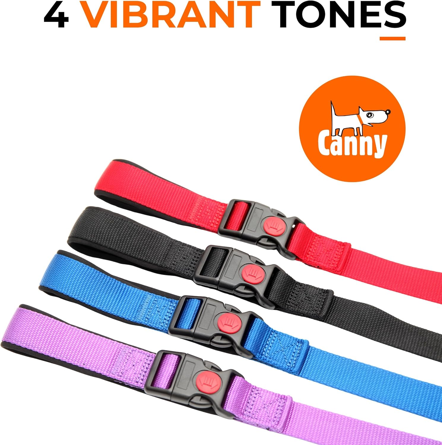 Canny Connect Dog Lead - Lead with Soft Padded Handles, Padded Grip and a Secure Clip. Secure Your Dog without Needing to Remove the Lead image number 6