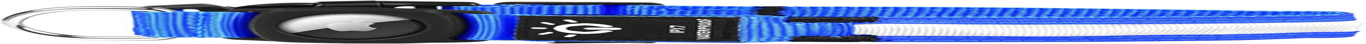 Airtag Dog Collar, Dog Collar Light, Dog Collar Airtag Holder, Waterproof, USB Charging, Night Walking Dog Light/173 (Color : Red Fiber Optic Model, Size : Large)