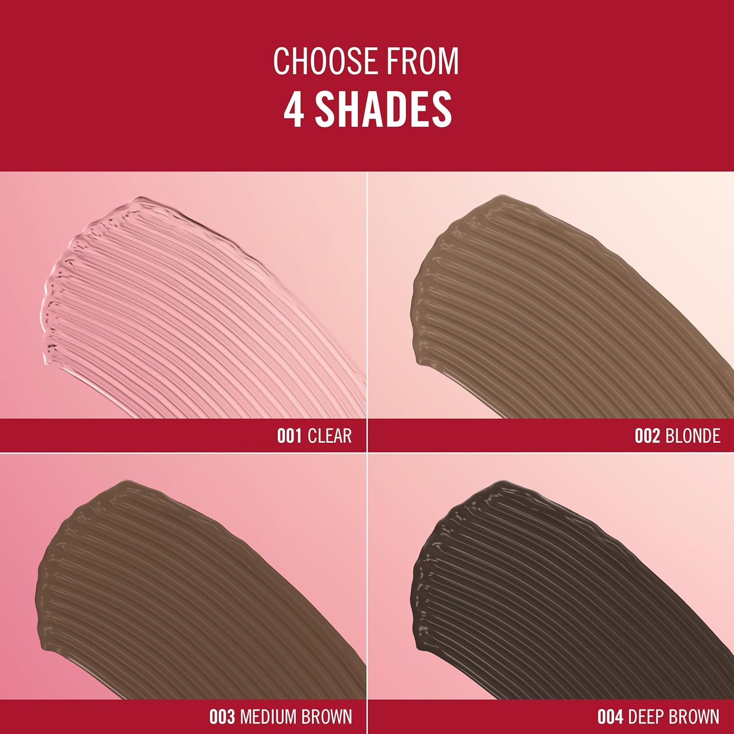 Rimmel Wonder'Freeze Brow Lamination Gel, 001 Clear, Brow Wax, Sculpts Brows, Lightweight, Vegan Formula - Deep Brown image number 5