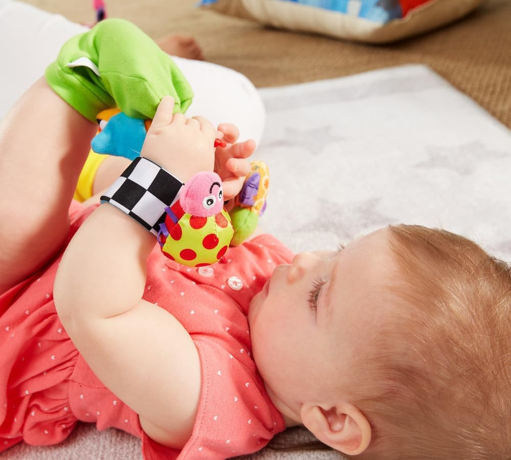 Lamaze Gardenbug Footfinder & Wrist Rattle Set image number 2