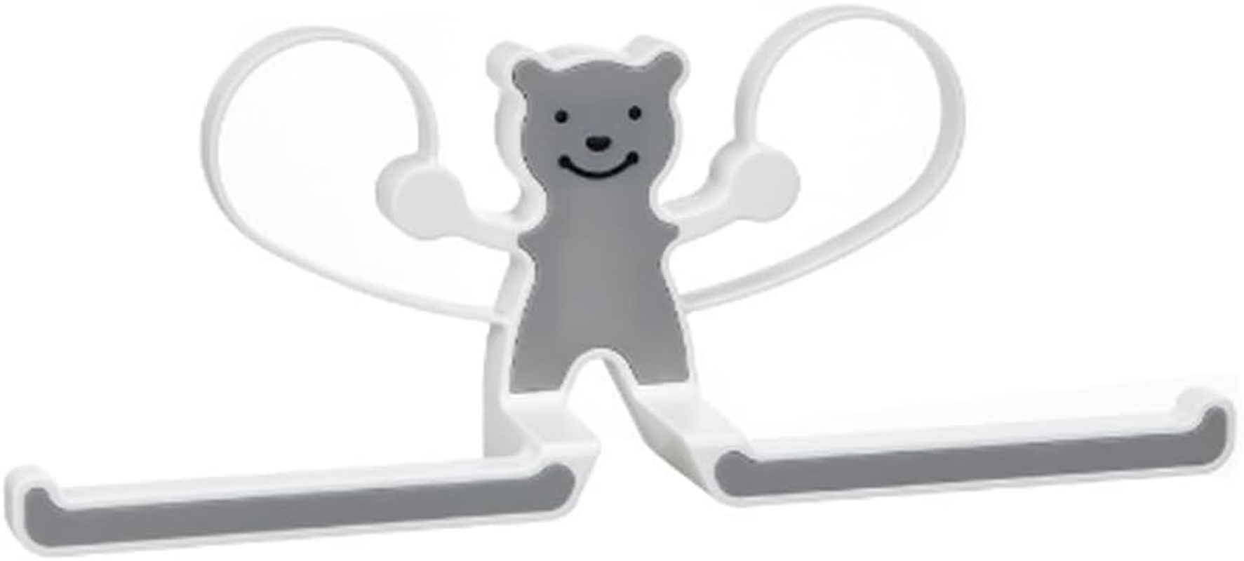 LAKYMIE Jewellery Organizer Necklace Holder Hair Bands Holder Wall Mounted Headband Holder Cute Bear Hair Accessories Organiser image number 6