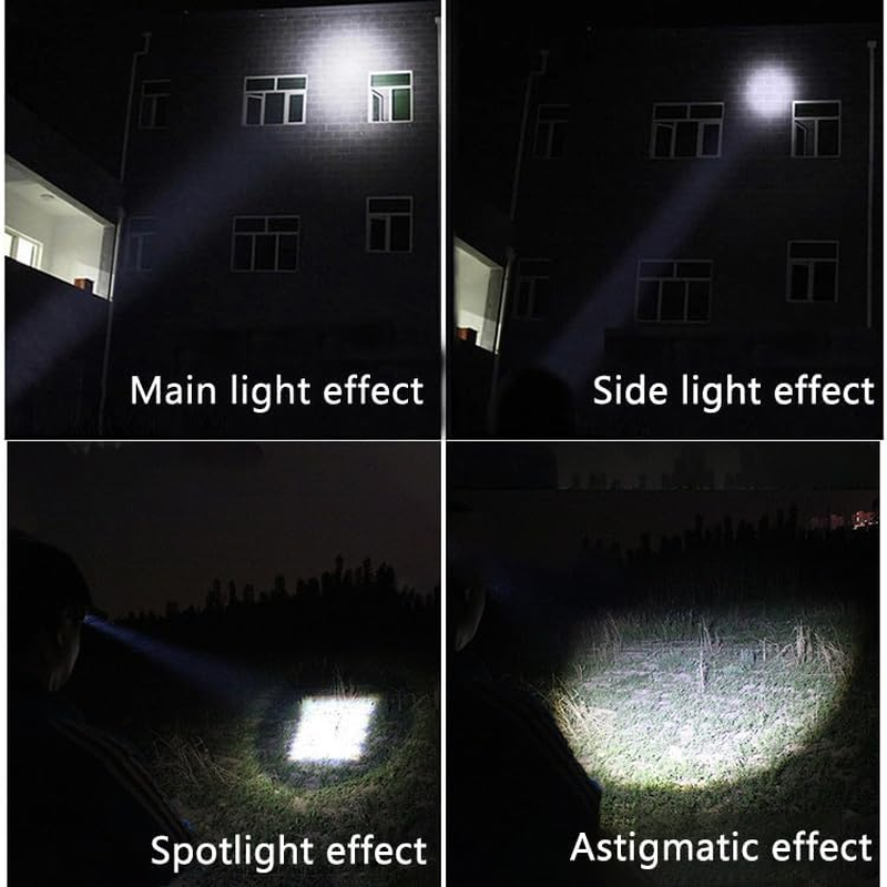 Headlamp USB Rechargeable LED Head Lamp. 6000 Lumens Headlamp Flashlight Headlamps for Adults, Camping, Outdoors & Hard Hat Light. image number 4