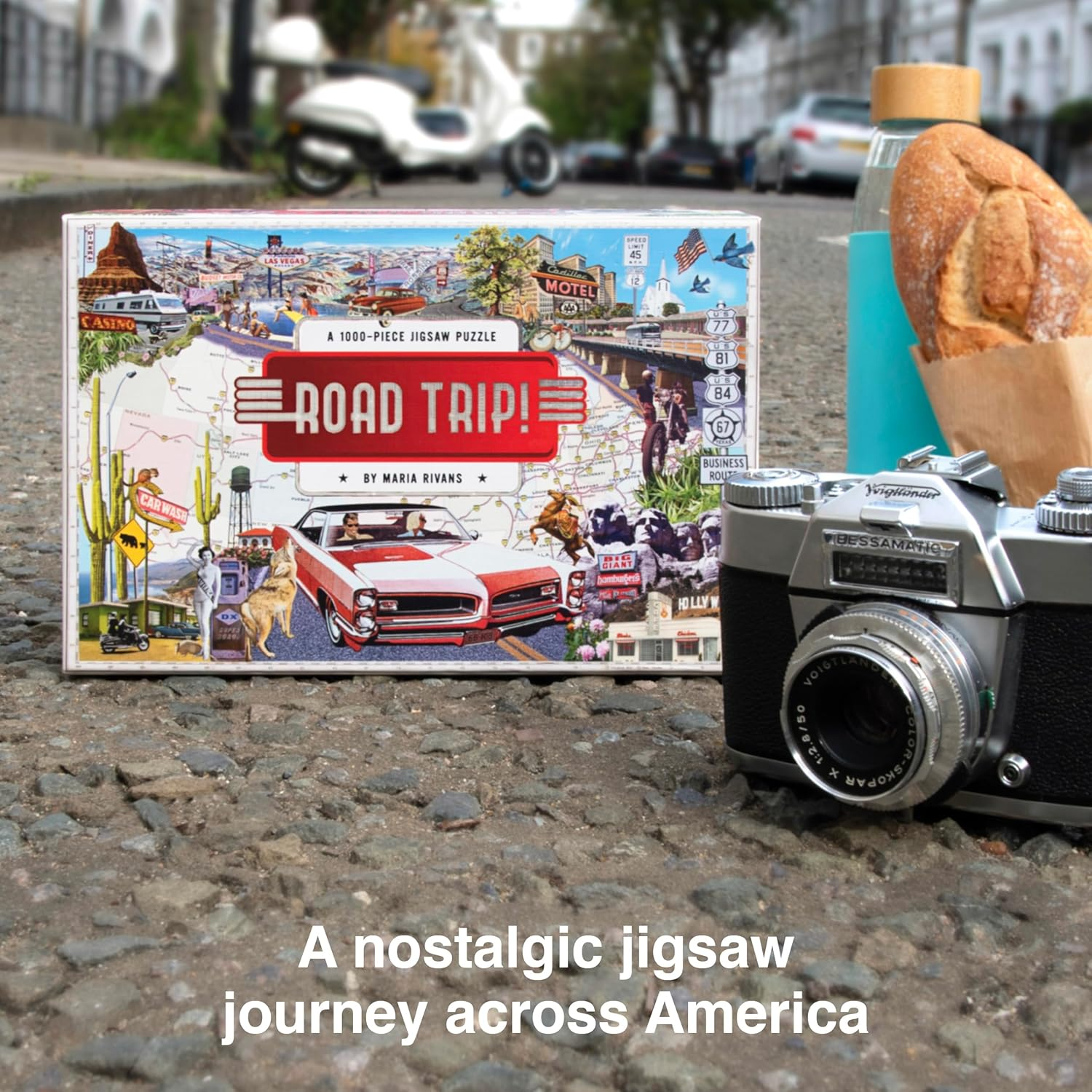 Road Trip!: a 1000-Piece Jigsaw Puzzle image number 2