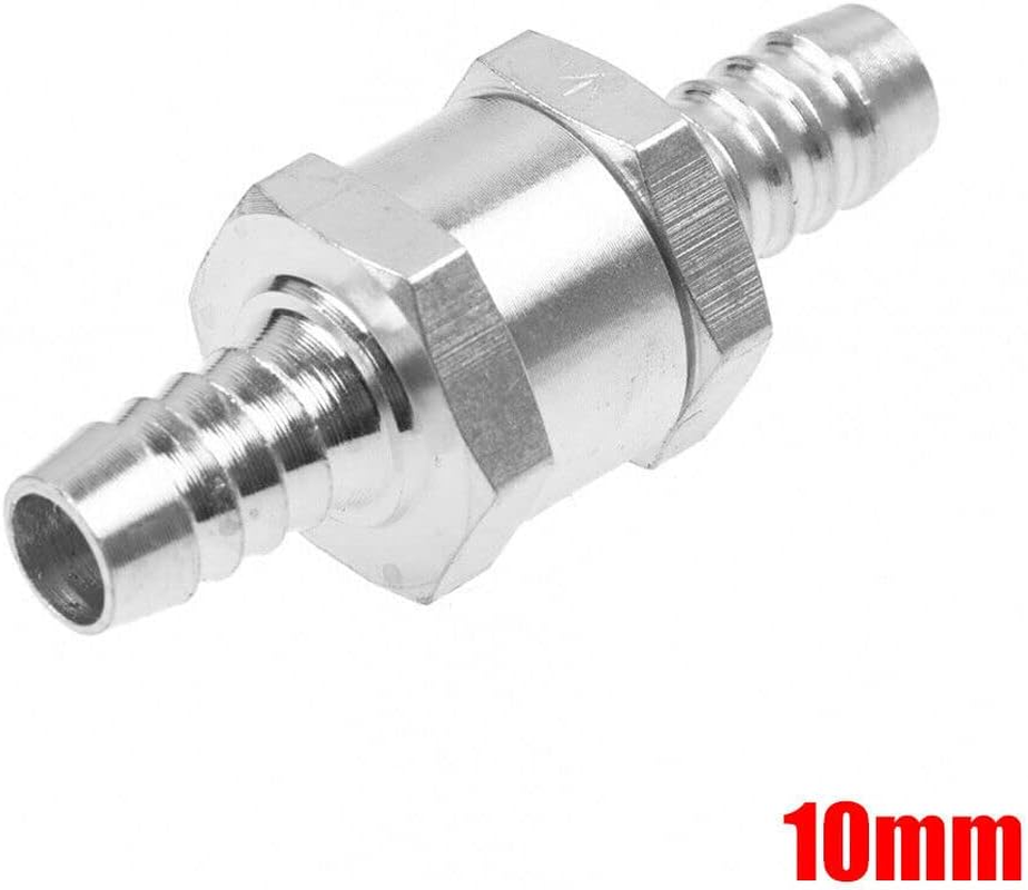 10Mm Aluminum One-Way Non-Return Check Valve Fuel Water Gas/Air Vacuum AU image number 1
