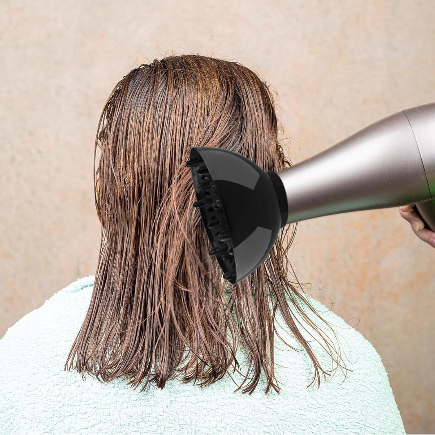 Curly Hair Dryer Diffuser Attachment &ndash; Adjustable Airflow Diffuser Cap, Volumizing Curl Enhancer | Hairs Styling Accessory Coily Hair, Portable Beauty Tool for Barbers, Home Styling, Haircare image number 5