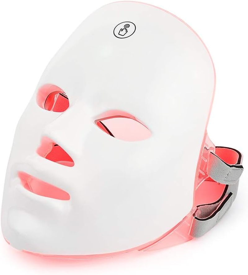 Light Face Mask 7 Colors Photon LED Light Therapy Beauty Mask, Skin Rejuvenation Face Lifting Whitening Beauty Mask for Home Use image number 6
