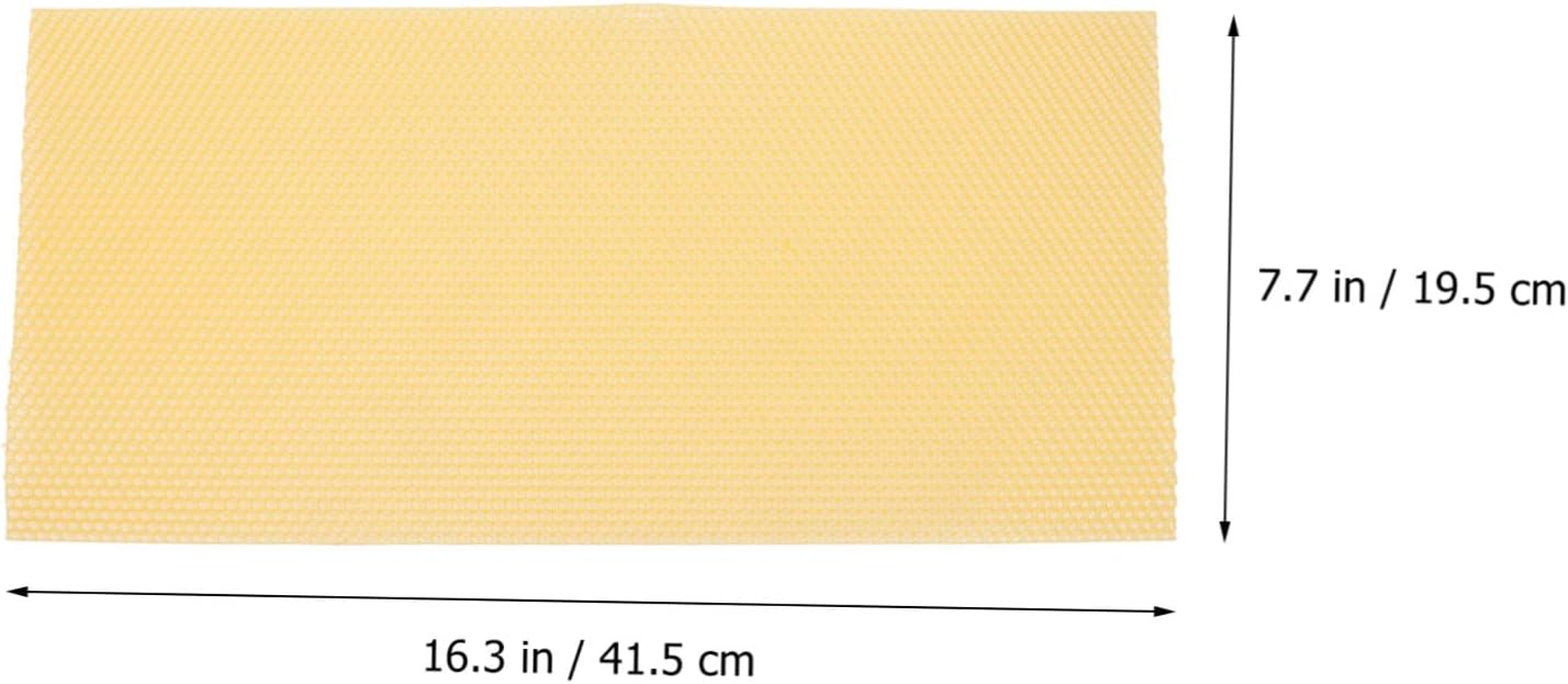 30Pcs Beehive Wax Foundation Sheets Smooth Surface Beekeeping Supplies for Building Honeycomb Nesting in Deep Bee image number 4