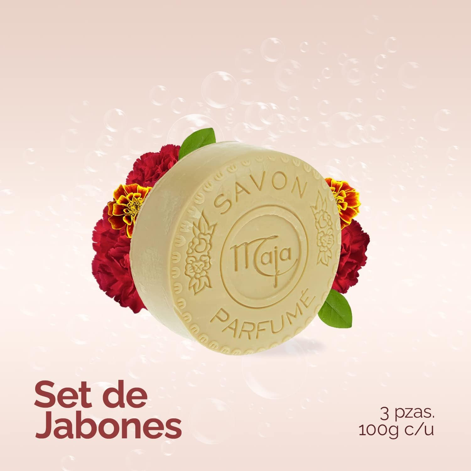 Maja Classic Luxury Perfumed Bar Soap - Moisturizes Your Skin with Glycerin - Delicious and Distinctive Scent - 100G X 18 image number 4