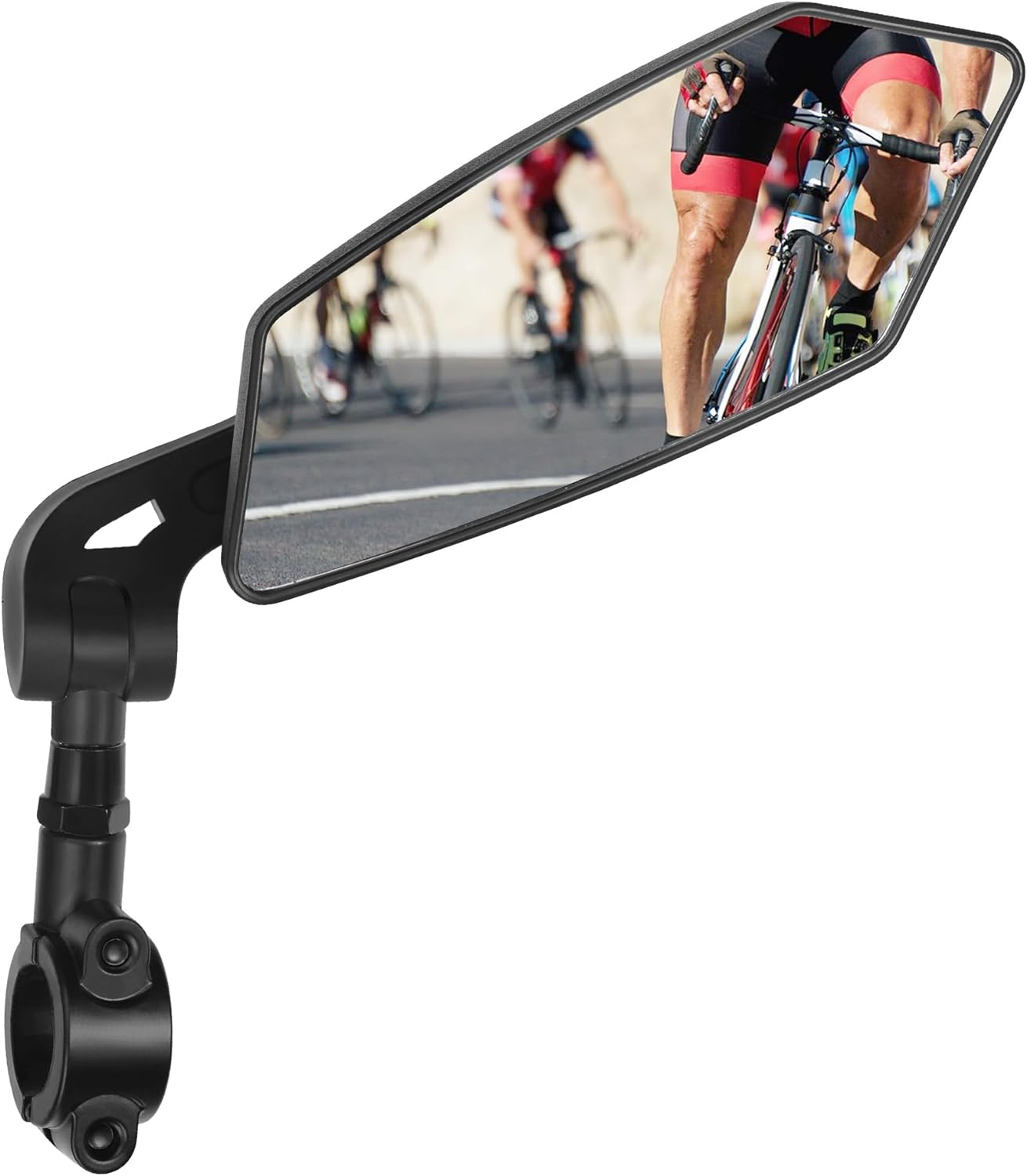 Vagocom Bike Mirror - Handlebar Mount Wide Angle Bicycle Rearview Mirror - Adjustable Bike Rear View Mirror Accessories for Mountain Road Bike,Ebike,Scooter and Motorcycle(Right) image number 4