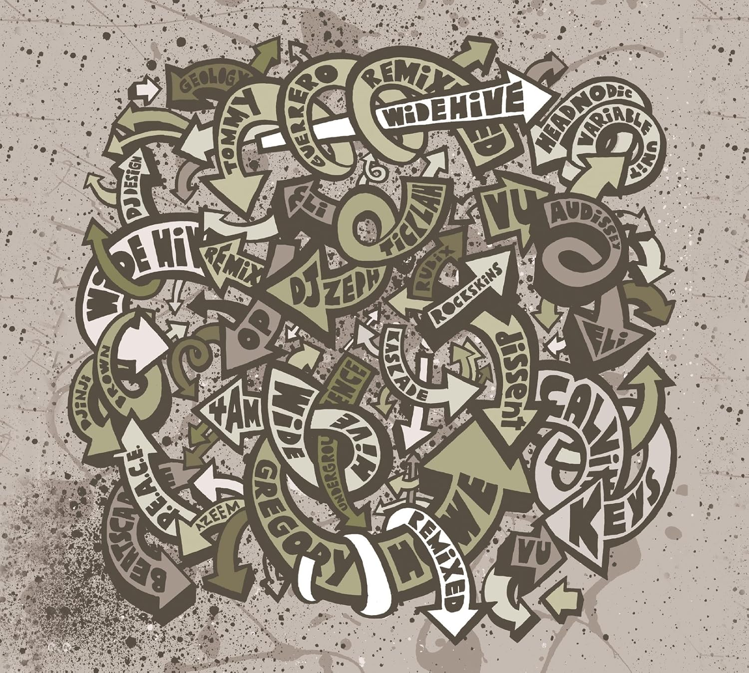 Wide Hive Records Various - Wide Hive Remixed Long Play Vinyl