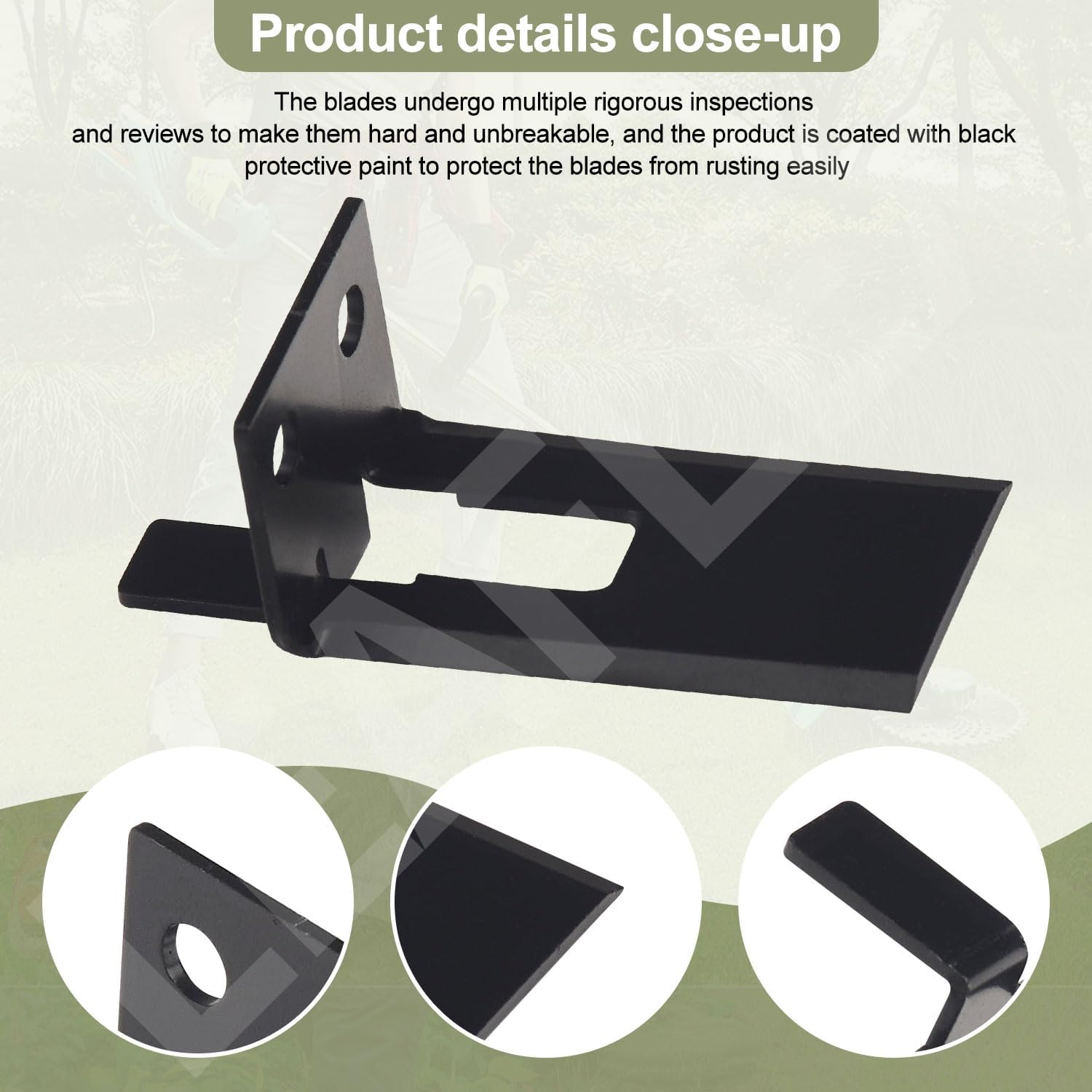 2 Pack 638016003 Line Cutting Blade/Trimmer Line Knife Cutter for Homelite RY15523A RY15523AVNM String Trimmer, String Trimmer Line Cut-Off Blade image number 2