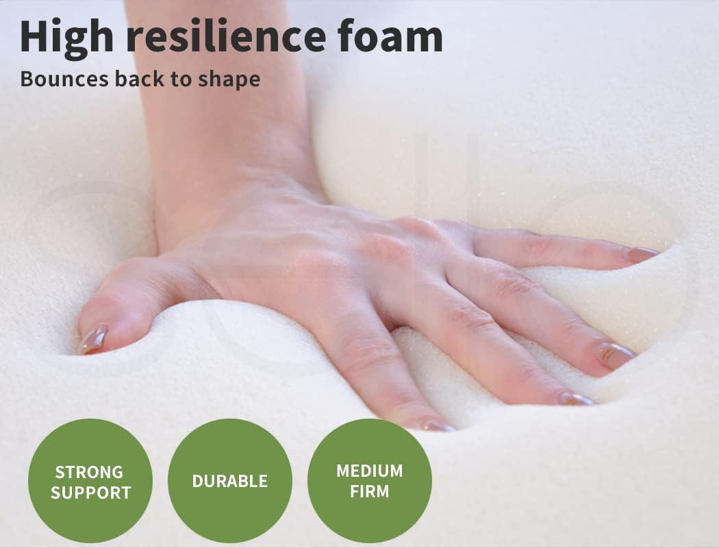 Dreamz Bedding Mattress Spring King Single Premium Bed Top Foam Medium Firm 30CM image number 6