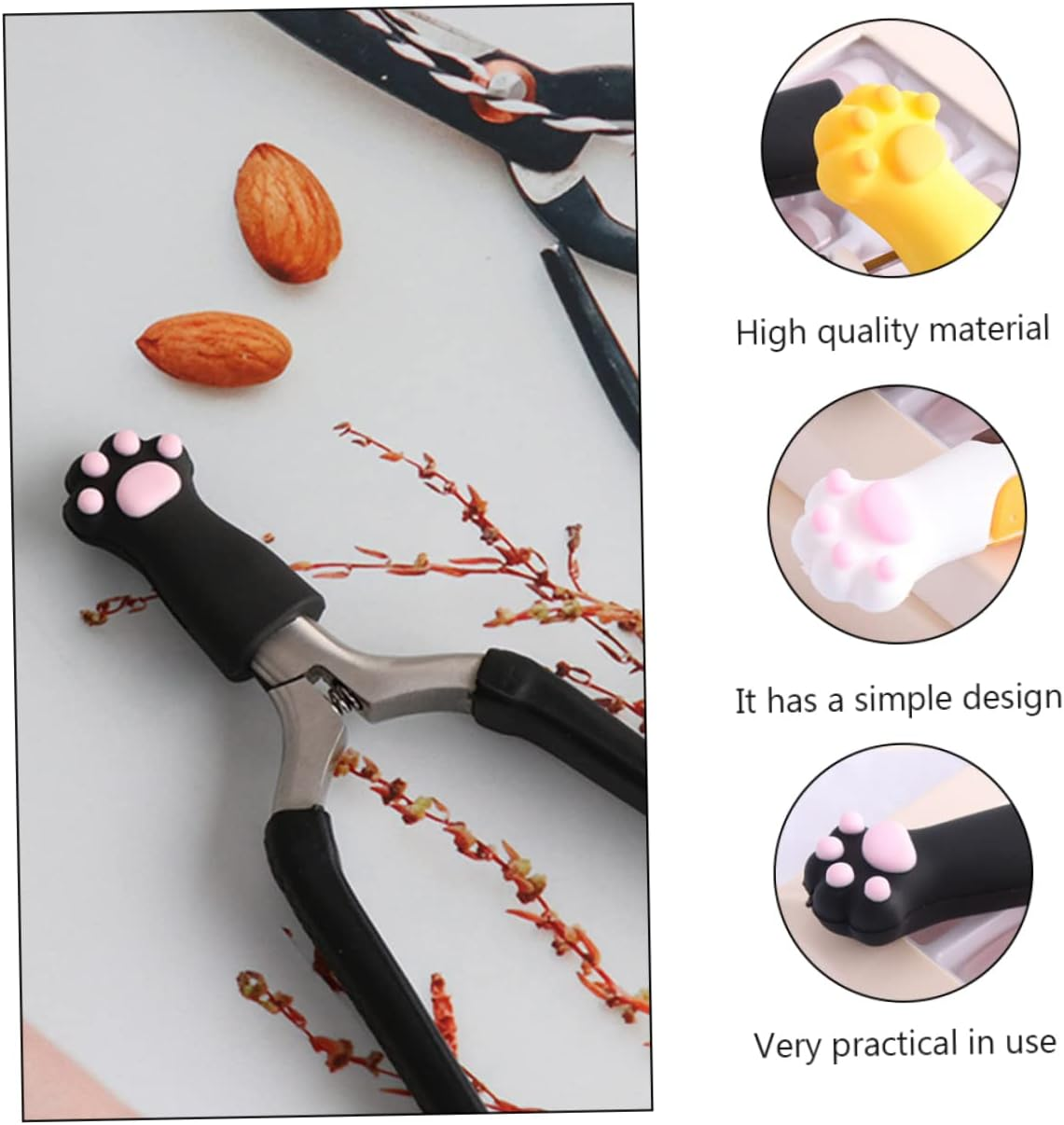 SHERCHPRY 9Pcs Nipper Cover Protective Sleeve for Nail Cuticle Scissors Material for Pedicure Tools and Pet Nail Care image number 3