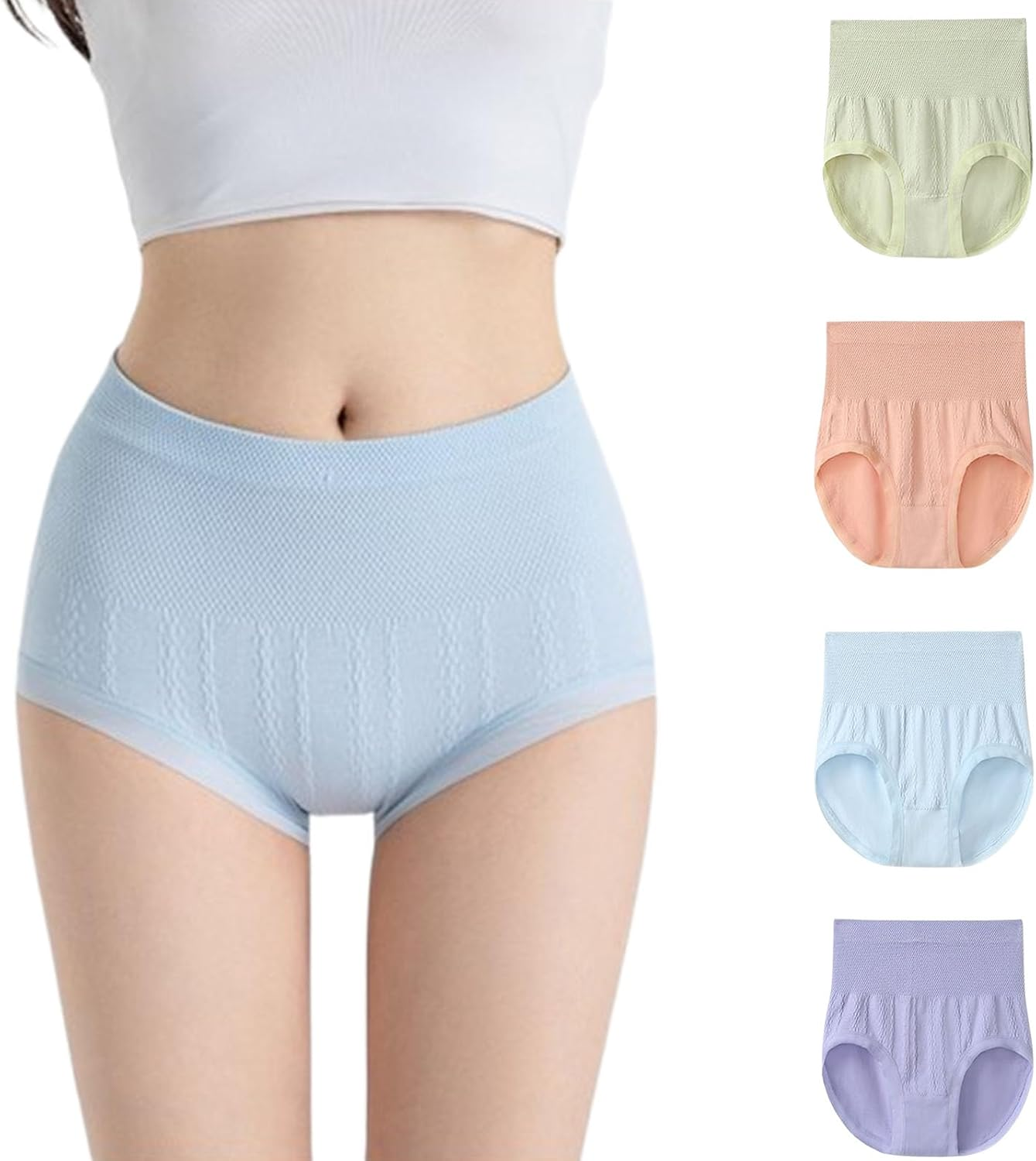 Sleekhip Leakproof High-Waist Tummy-Control Butt-Lifting Panties,Seamless Shapewear Underwear for Women image number 2