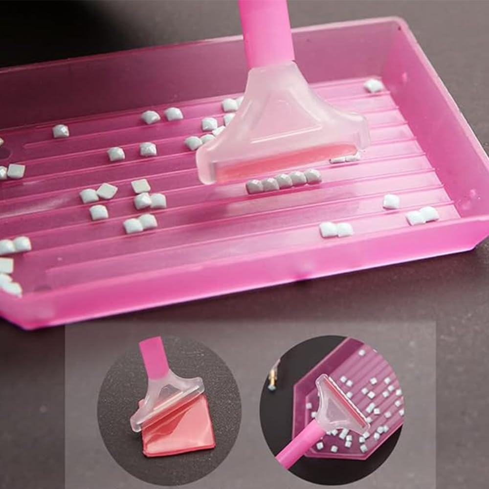 72 PCS Diamond Embroidery Painting Pen,5D Diamond Art Pens, with 3 Drill Sizes, Cross Stitch Tools Drill Pen Tools,For DIY Diamond Rhinestone Painting Crafts Making image number 2