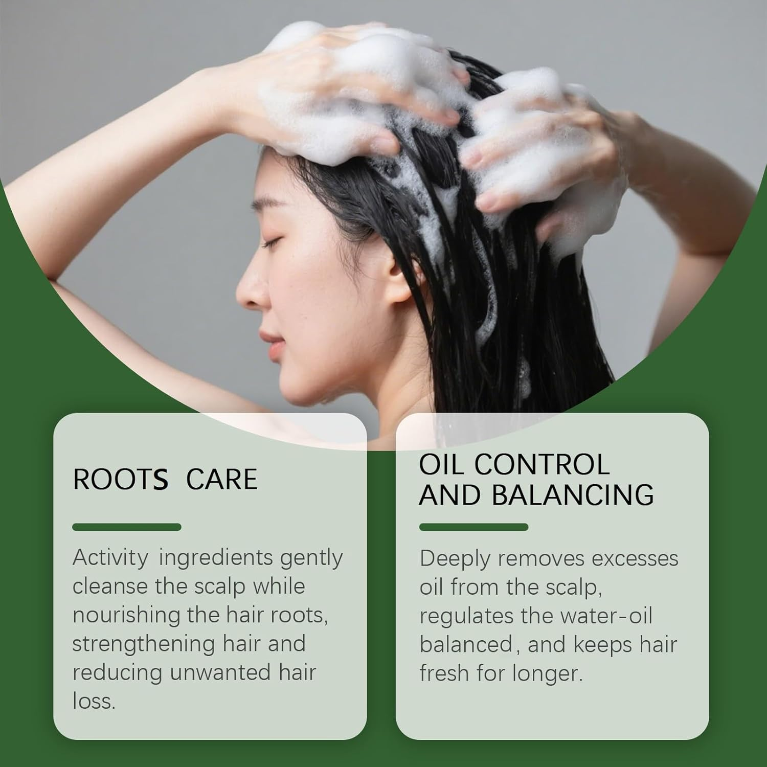 Natural Plant-Based Green Soap Shampoo Bar, Triangle Solid Cleansing Hair Soap, Travel-Friendly Nourishing Gentle Solid Shampoo, Botanical Infused Hair Care Bar Cleansing & Gentle Nourishment. (1PCS) - 1Pcs image number 5