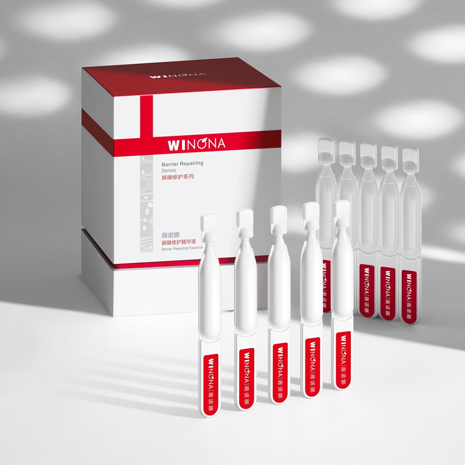 Winona Face Serum 1.5Ml&times;30, Barrier Repairing Essence for Sensitive & Fragile Skin, Single-Dose BFS Ampoule Design, Portable, Hydrating Repair Essence, Boosts Collagen & Strengthens Skin Barrier image number 2