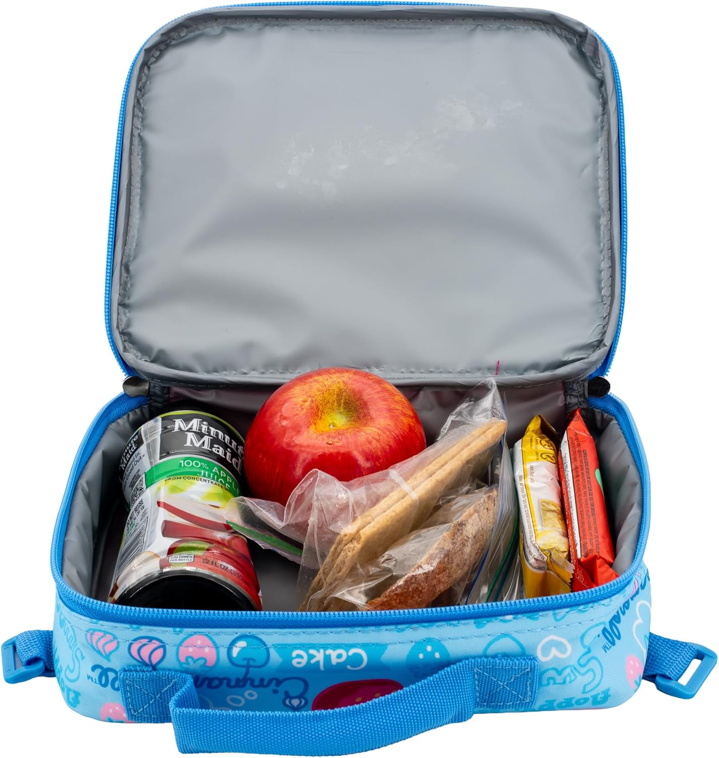 AI ACCESSORY INNOVATIONS Bluey 4 Piece Backpack Set for Pre-School Girls & Boys, Kids 16' School Bag - Smurfs image number 5