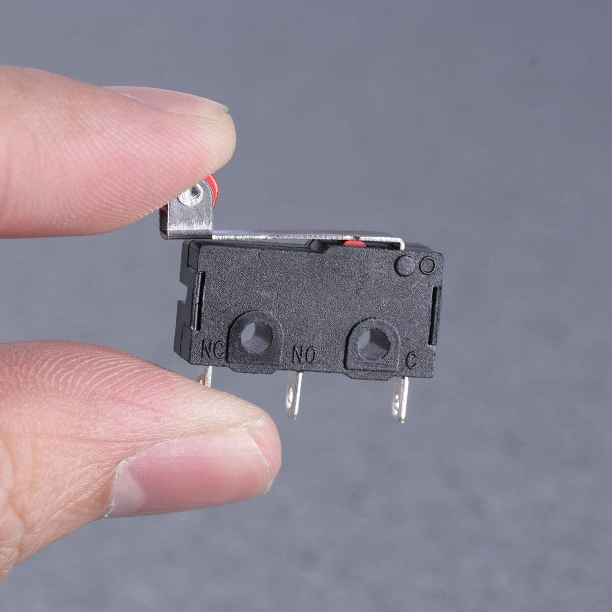 10 Pieces Micro Momentary Hinge Roller Lever Arm SPDT Micro KW12-3 AC 250V 5A SPDT 1NO 1NC