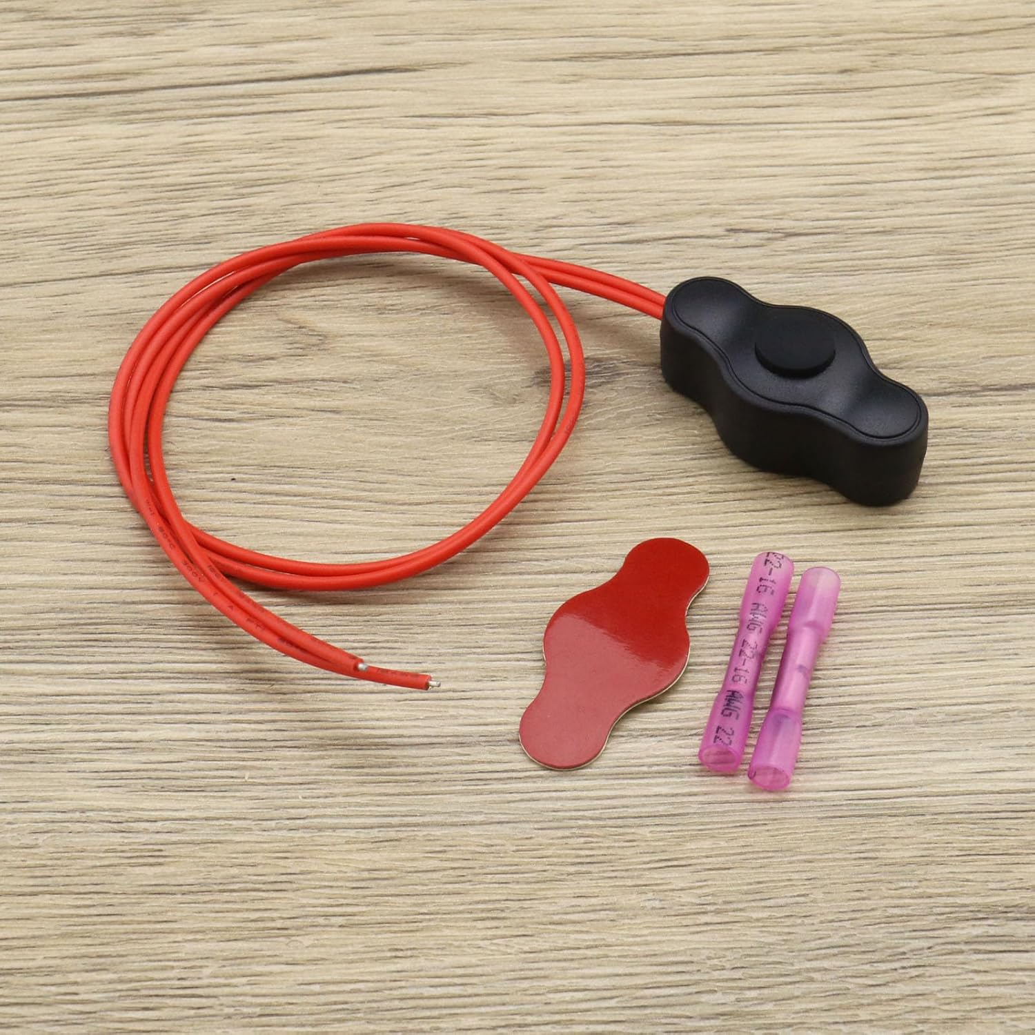 SING F LTD 1 Set Waterproof Push-Button Switch Kit 12V On-Off Switch with Quick Connector for LED Accent Lighting on Motorcycles Cars Trucks Atvs Golf Carts image number 2