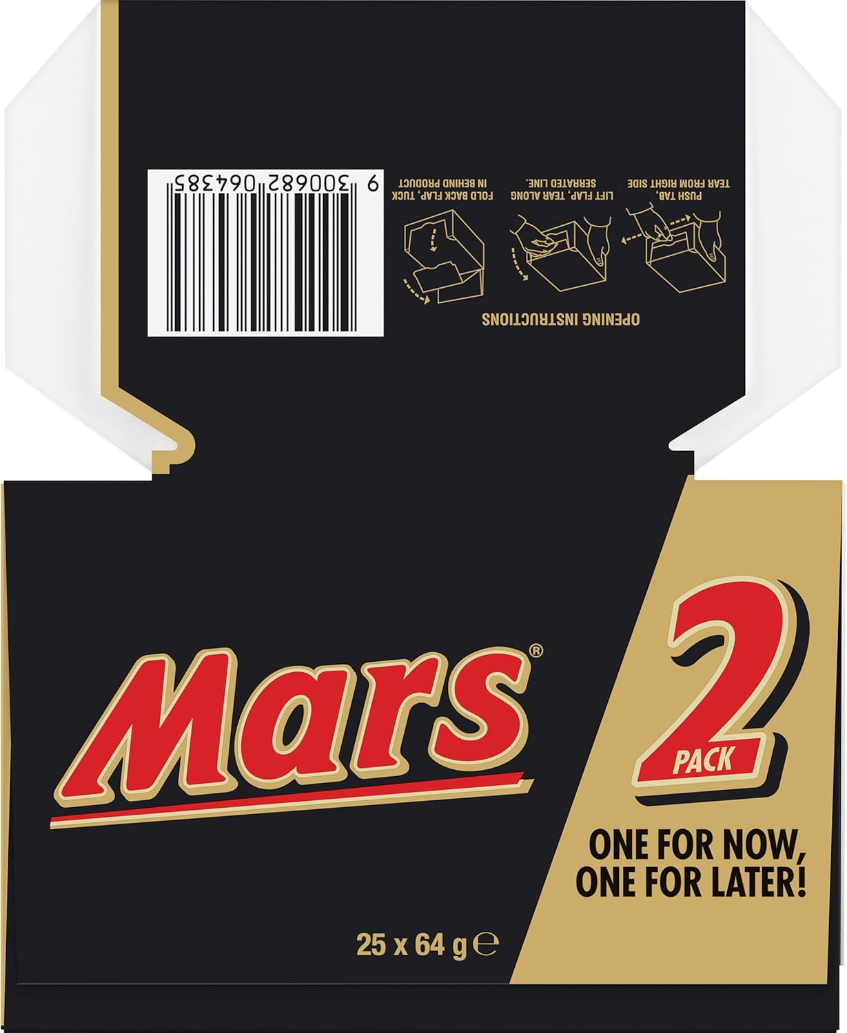 Mars Chocolate Bar with Nougat and Caramel 2 Pieces, 64 G (25 Bars) image number 4