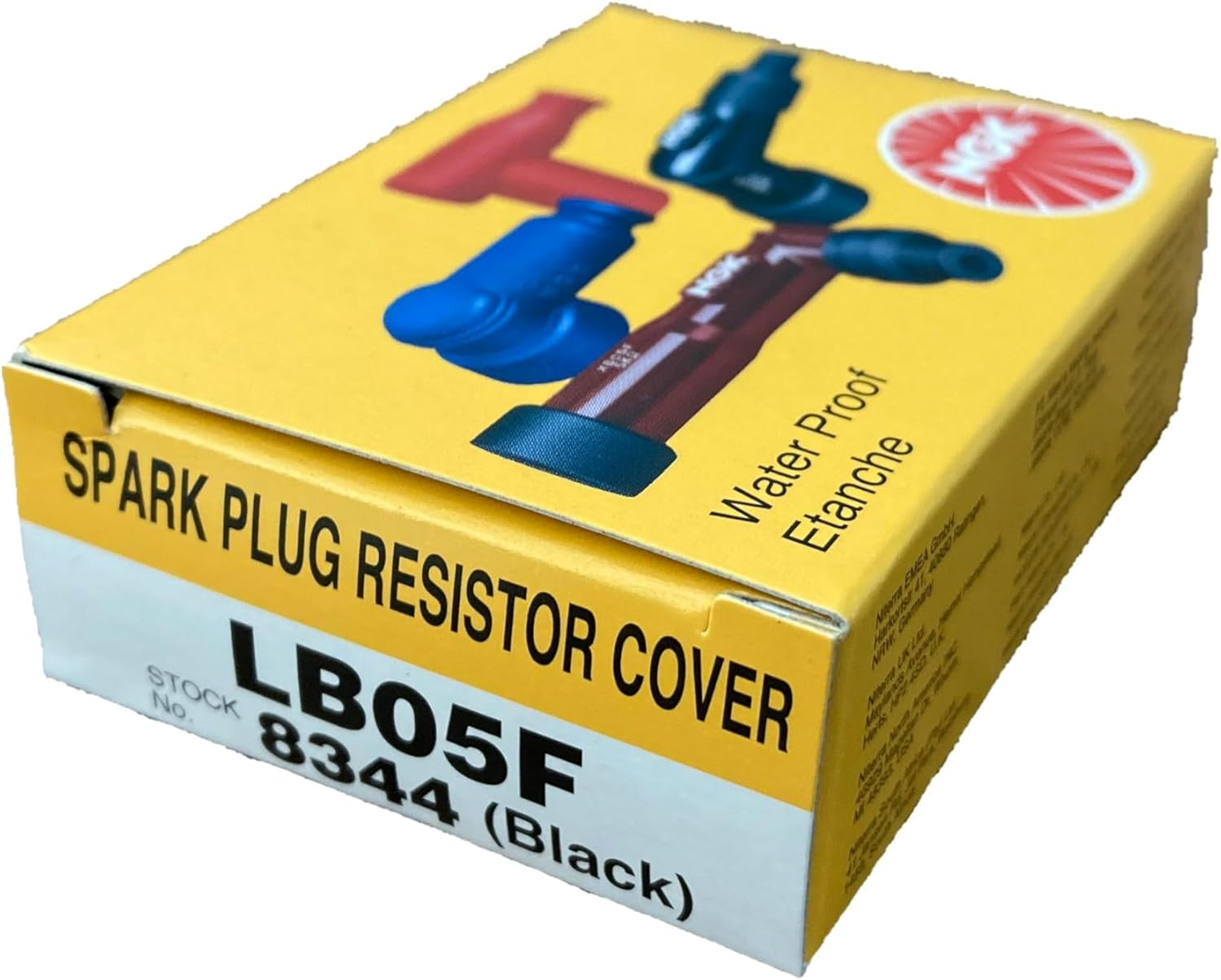 NGK LB05F Plug Cap [8344] Black image number 1