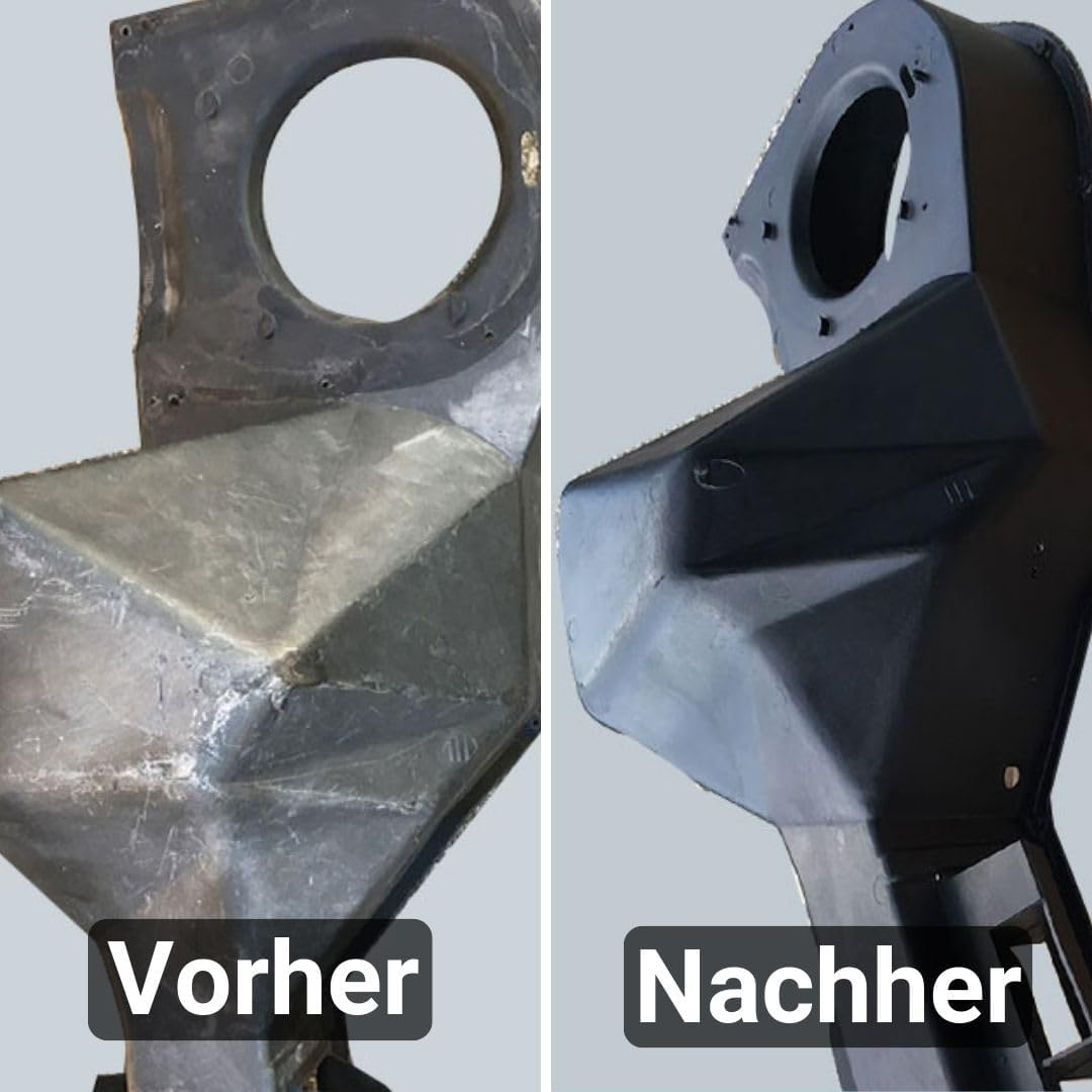 ATG Plastic Paint, Perfect Colour, Plastic Colour Black, Colour for Plastic Exterior, Bumper, Black, 2 Piece Set image number 3