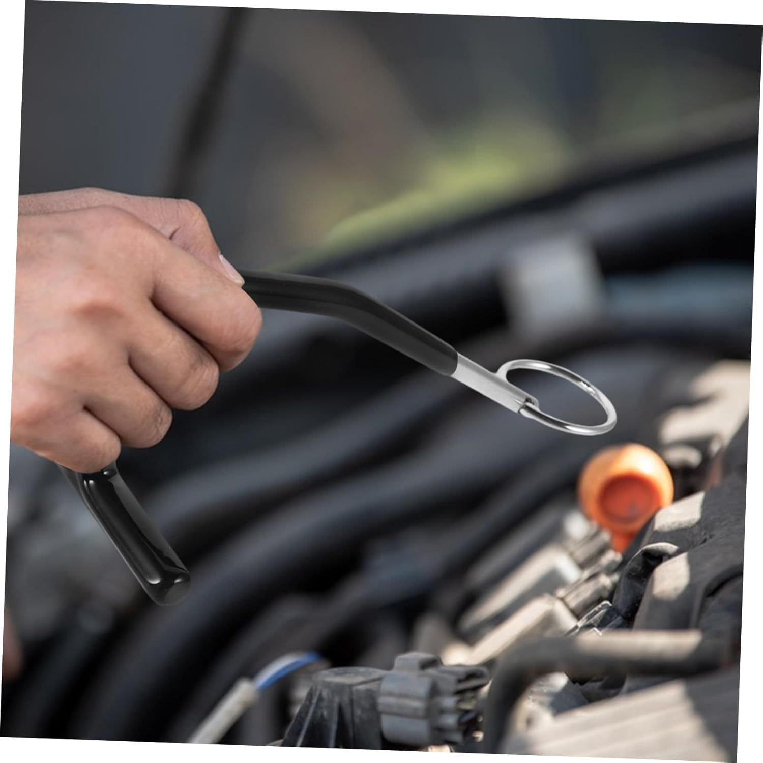 MAGICLULU Automotive Dent Repair Tools Paintless Leverage Tool with Support Rod and Puller Head for Vehicle Body Dent Edge Removal Suitable for Auto Body Shops and Hail Damage Repair image number 1