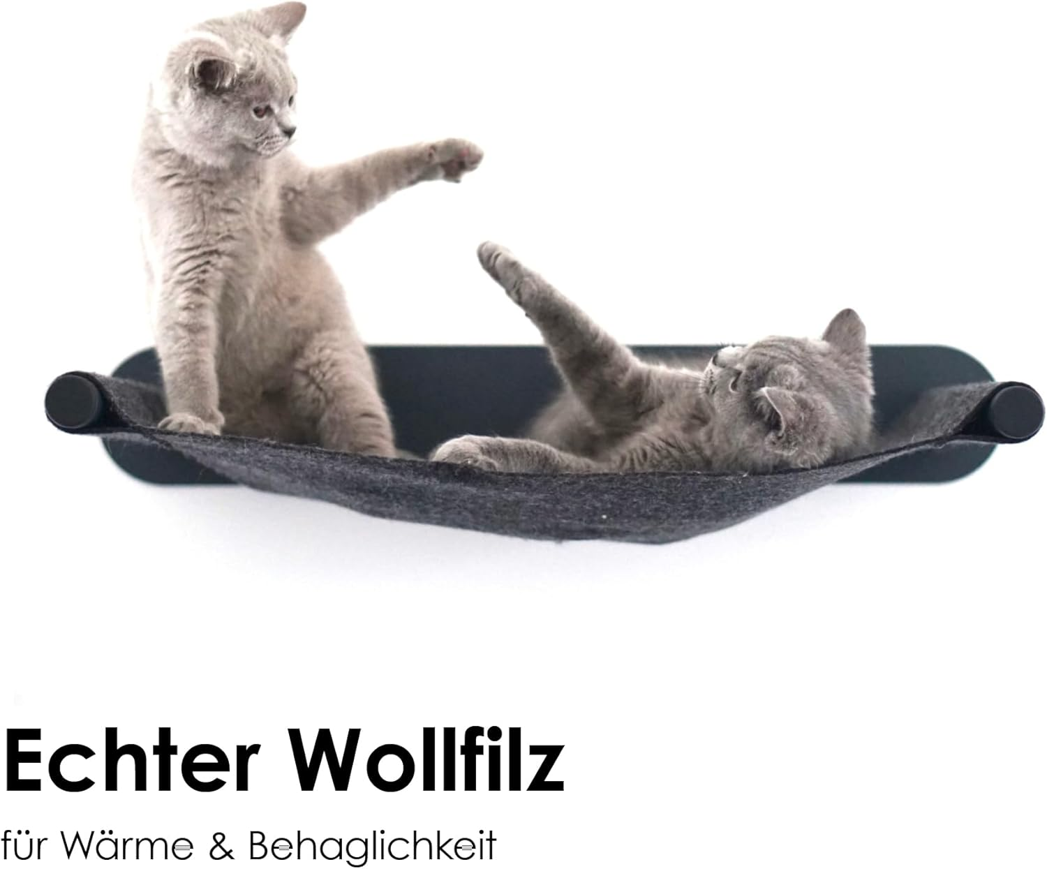Lucybalu Hammock for Cats I Swing - the Original 65 X 10 X 35 Cm I White, Anthracite and Special Edition image number 3
