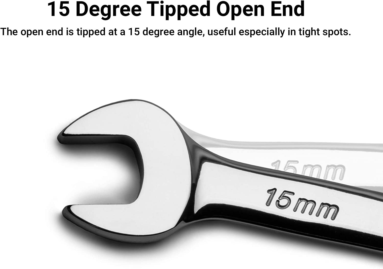 Capri Tools 1-1312 Smartkrome 12Mm Combination Wrench, 12 Point, Metric image number 6