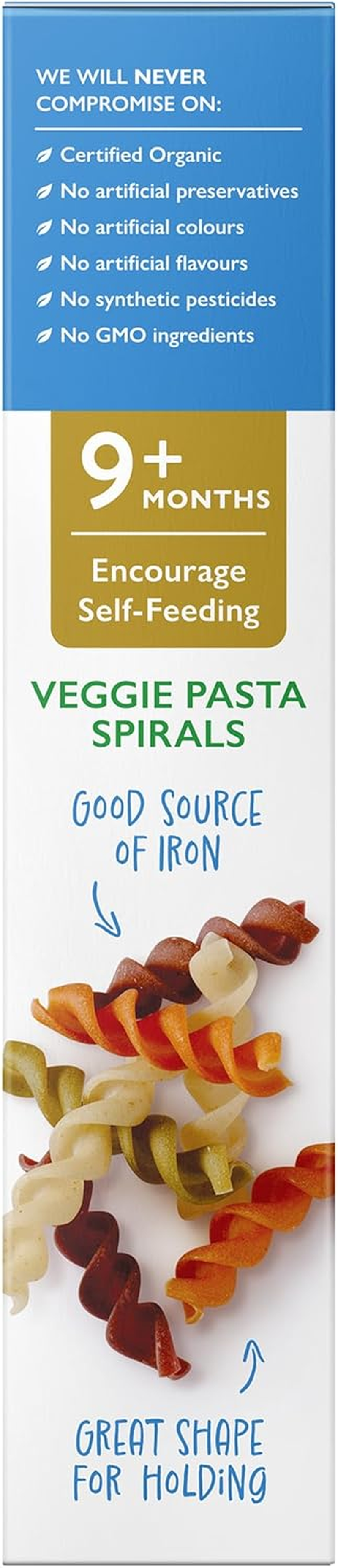 Bellamy'S Organic Veggie Pasta Spirals image number 1