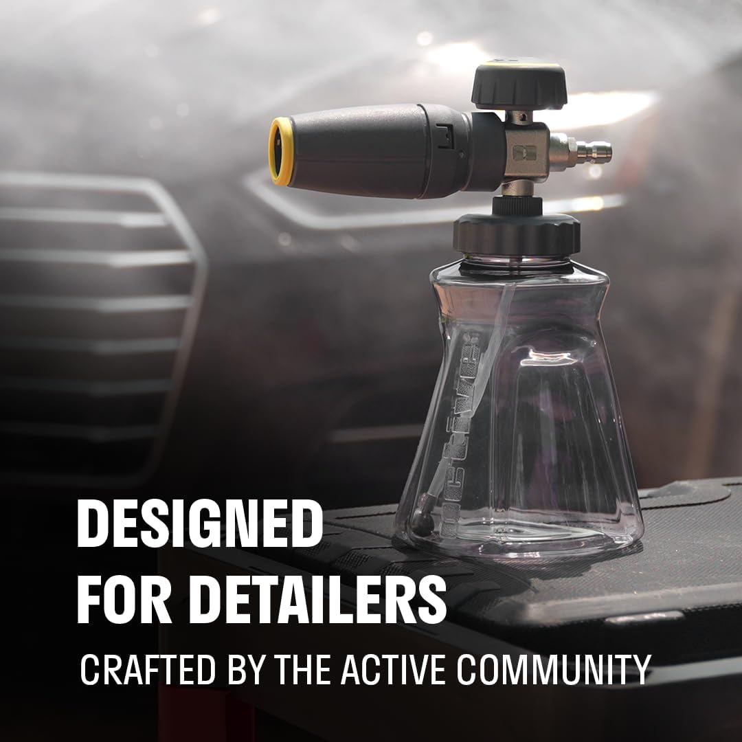 Active Premium Foam Cannon for Pressure Washers, 1000Ml Car Wash Snow Foam Gun for Thick Foam Spray, Advanced Durability with Max 4000 PSI & 4 GPM with 140F Temperature Resistance (JH60) image number 4