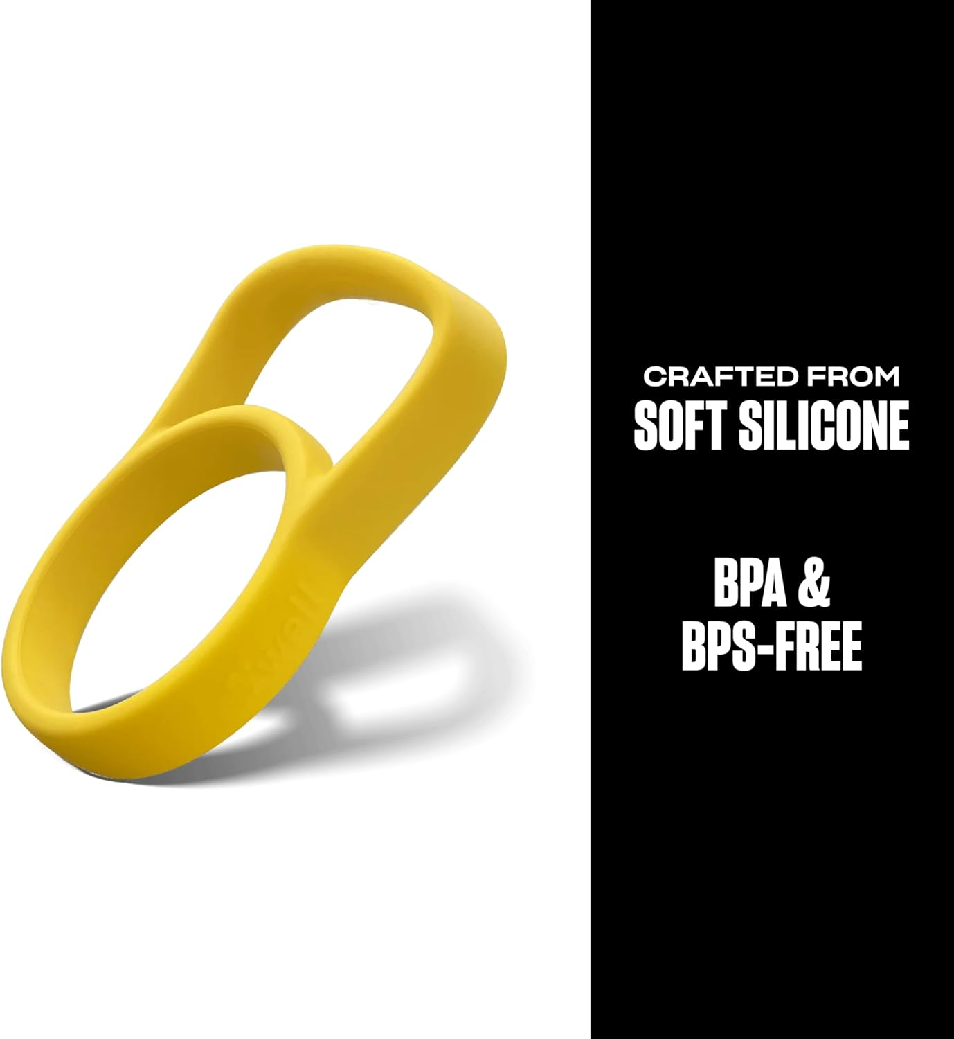 S'Well Traveler Handle, Fits All Traveler Sizes, Yellow, Comfortable Carrying on the Go, Flexible Silicone Grip, BPA Free image number 2