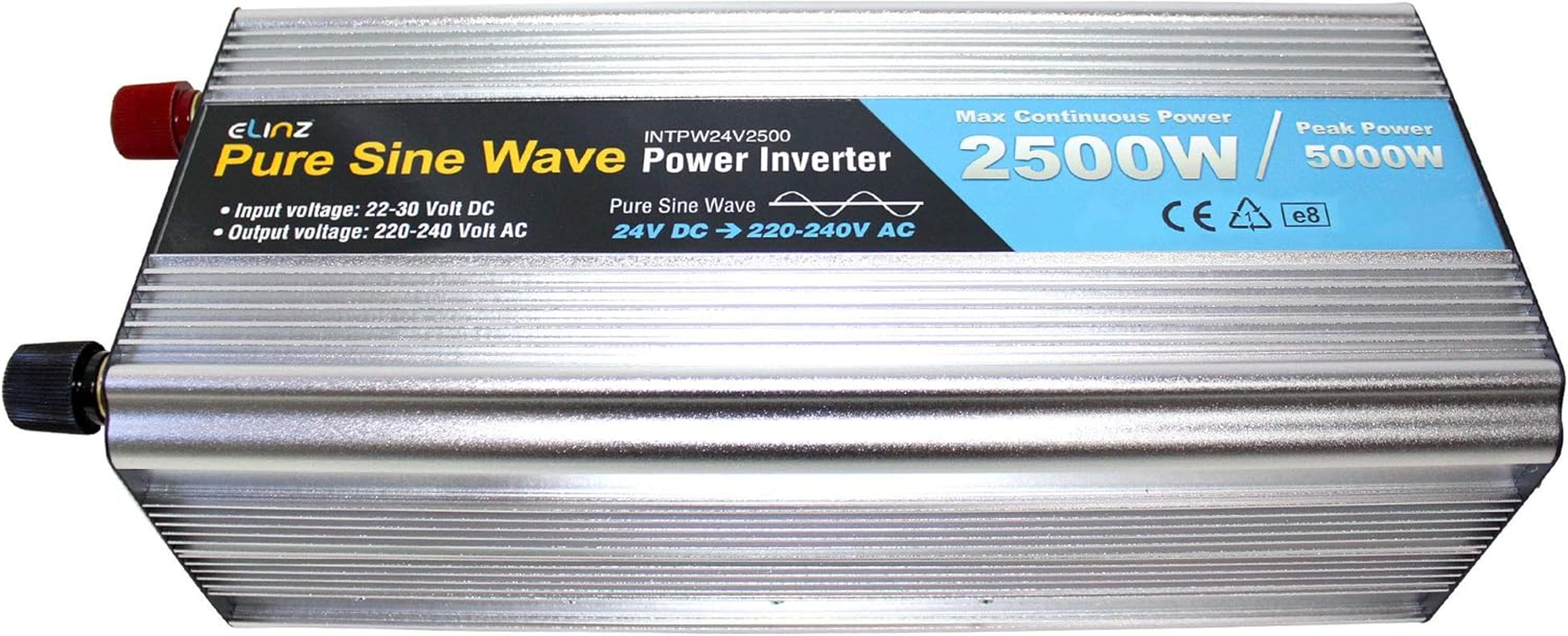 2500W/5000W Inverter 12V to 240V Pure Sine Wave Power Elinz Low High Voltage Input Short Circuit Output Overload Protection AUS Plug Car Caravan Ute SUV Truck Trailer Bus Camper 2Yr Warranty image number 3