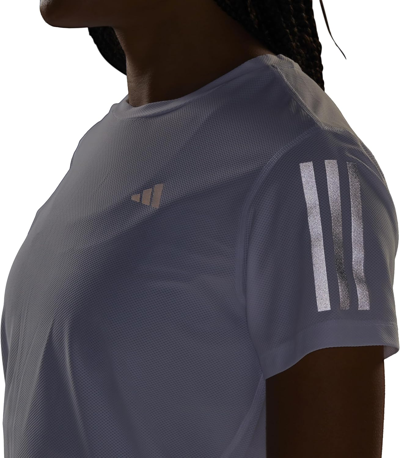 Adidas Performance Own the Run Women'S Running T-Shirt, White, Small image number 4