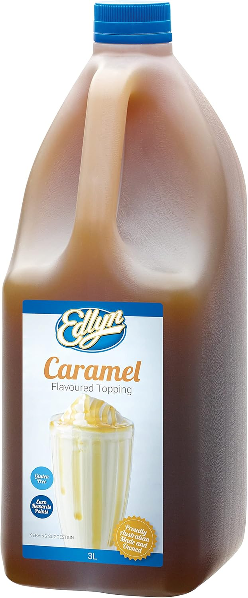 Edlyn Caramel Flavoured Topping 3 Liter, Brown image number 2