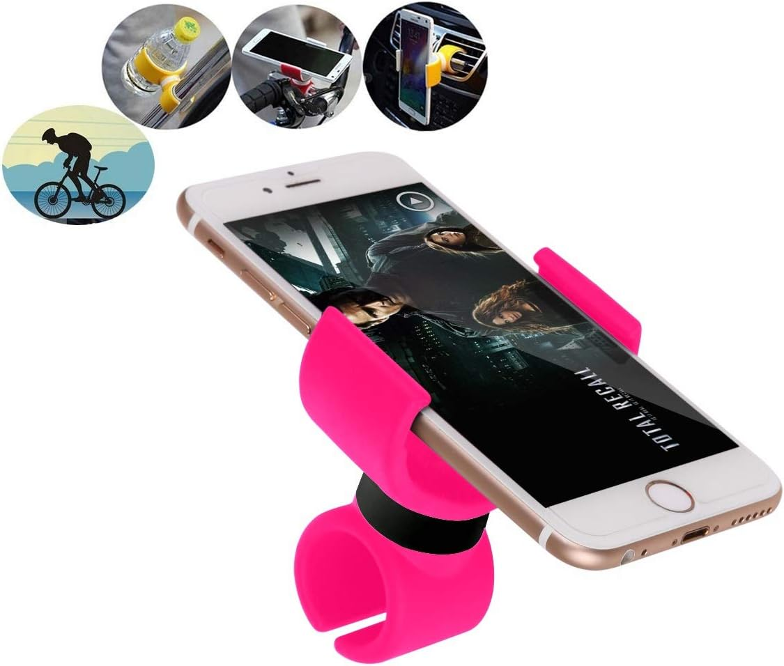 Baby Stroller Phone Holder, Fits up to 7.5 Inch Smartphones - Fuchsia image number 3