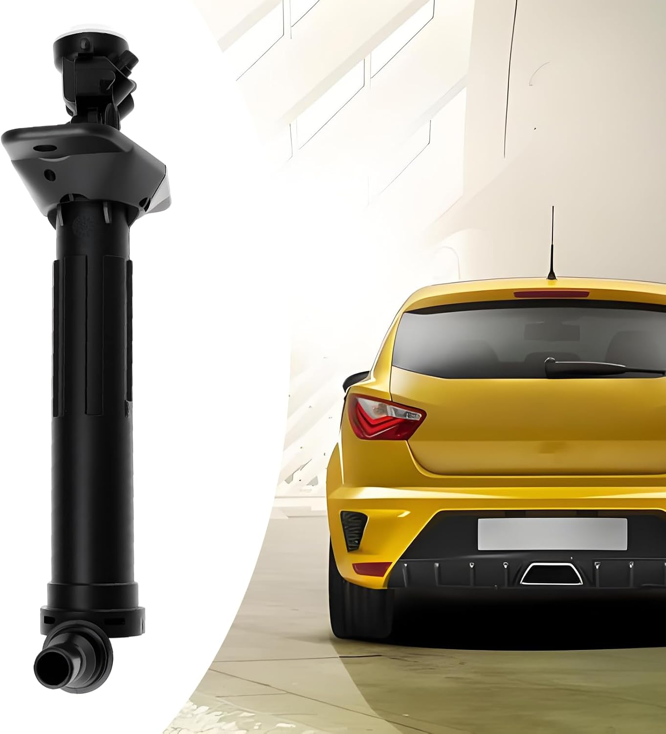 Right Car Headlight Washer Nozzle 6J0955966 Compatible with SEAT Ibiza IV ST Sportcoupe image number 1